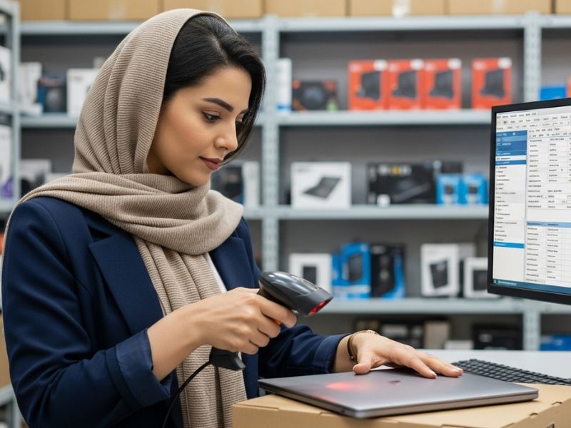 اسکن بارکد برای مدیریت سریال و گارانتی کالا
